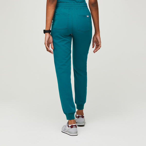 women's Pacific Blue Zamora™ High Waisted - Tall Jogger Scrub Pants 1.0