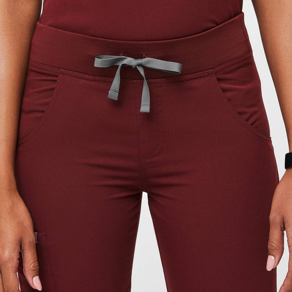 Women's Burgundy Kade™ - Petite Cargo Scrub Pants