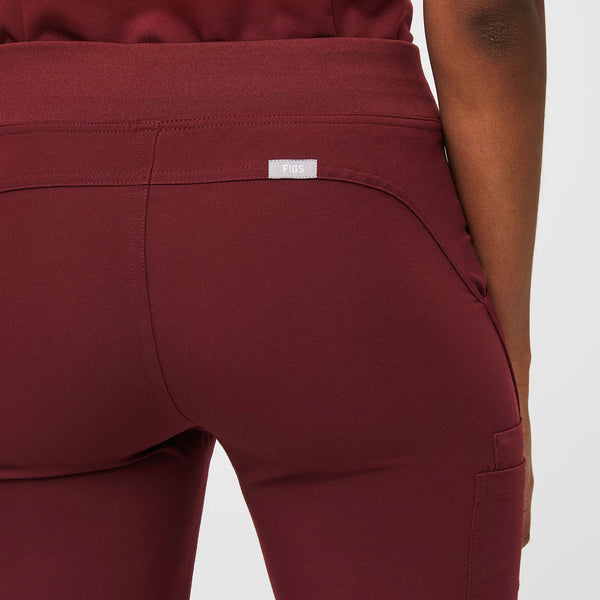 Women's Burgundy Kade™ - Petite Cargo Scrub Pants