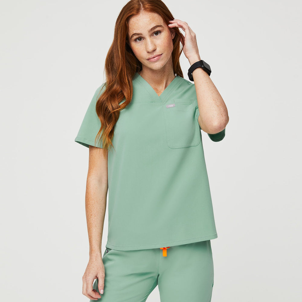 women's Jade Kaya  - Classic V-Neck Scrub Top