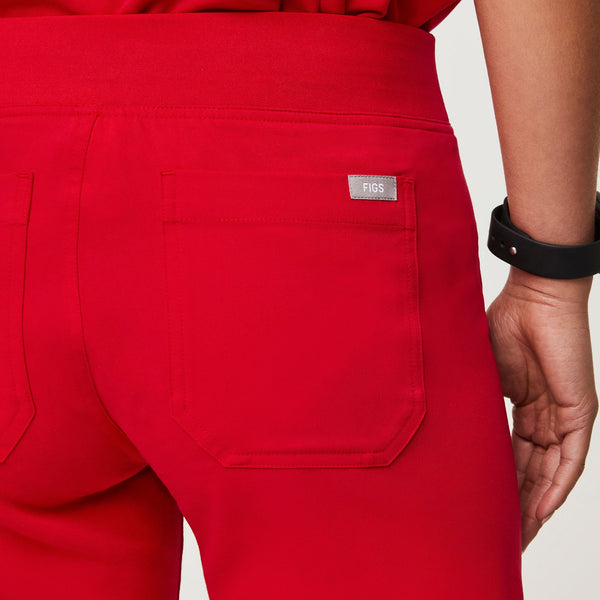 women's Pop Red Livingston - Basic Scrub Pants