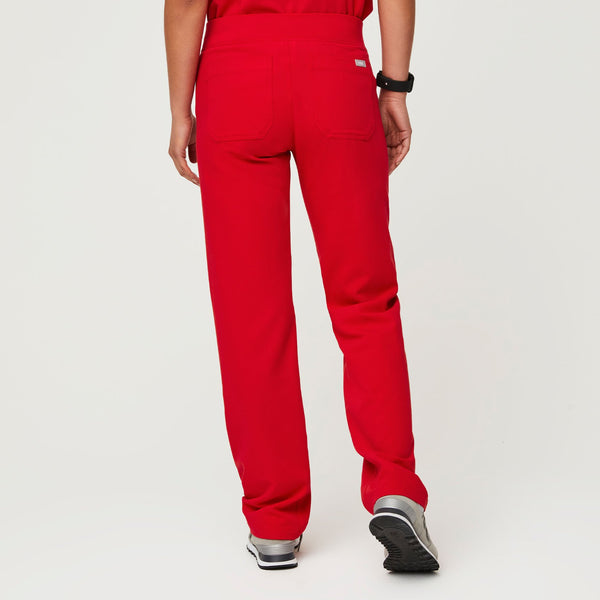 women's Pop Red Livingston - Basic Scrub Pants