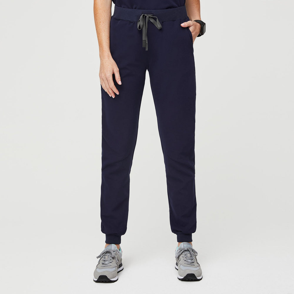 Women's Navy Muhima - Skinny Jogger Scrub Pants