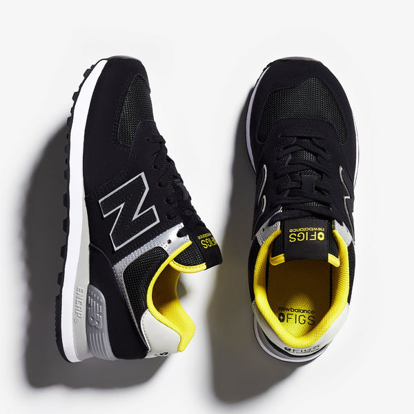 Black FIGS | New Balance women's 574