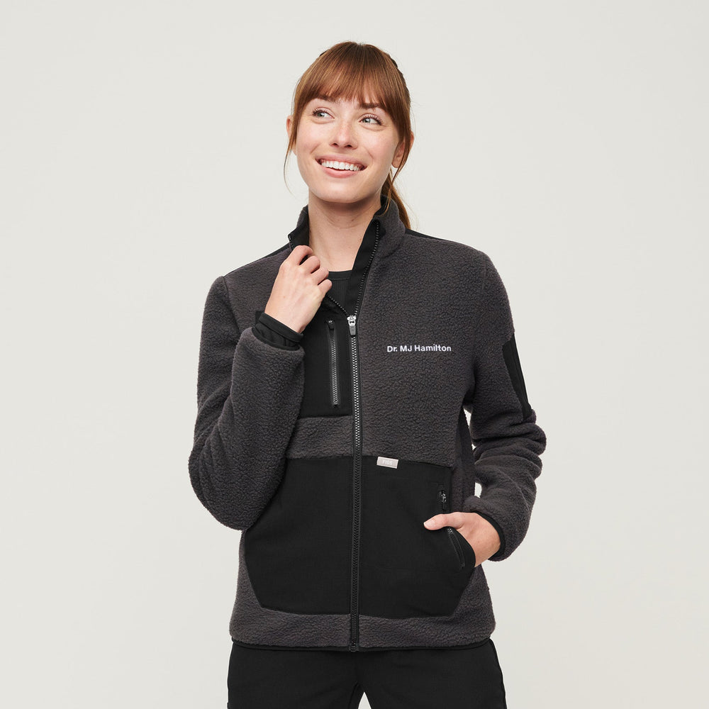 women's Dark Charcoal On-Shift™ - Sherpa Jacket