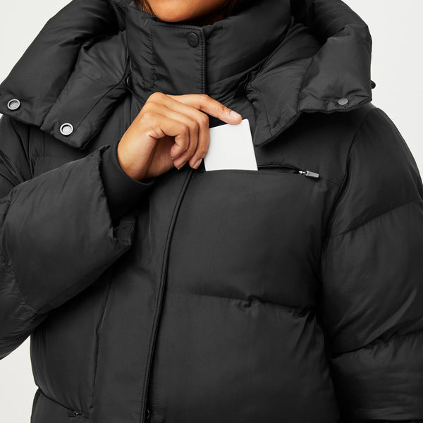 women's Black Ozlem - Puffer Jacket 2.0