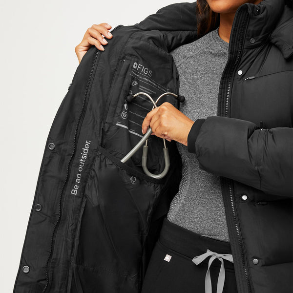 women's Black Ozlem - Puffer Jacket 2.0