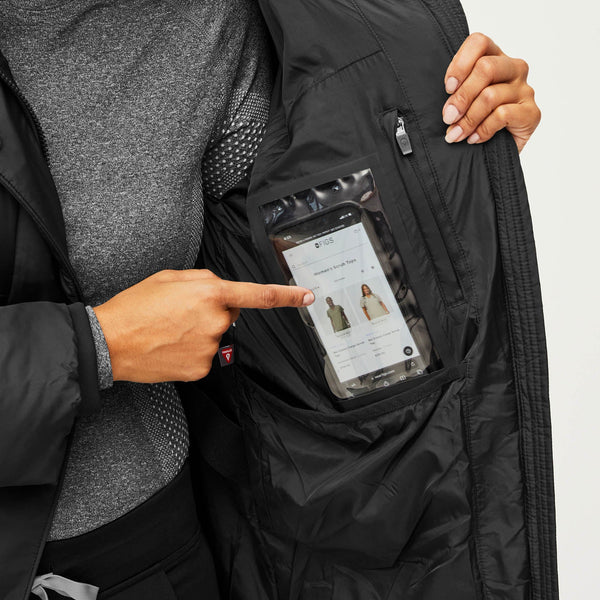 women's Black Ozlem - Puffer Jacket 2.0