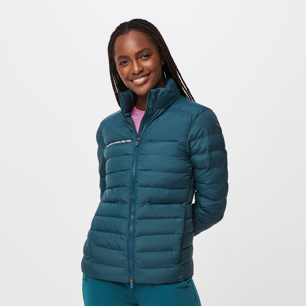 women's Caribbean Blue On-Shift™ Packable - Puffer Jacket