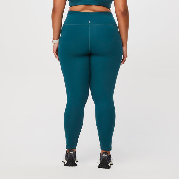 women's Caribbean Blue Performance Underscrub Legging