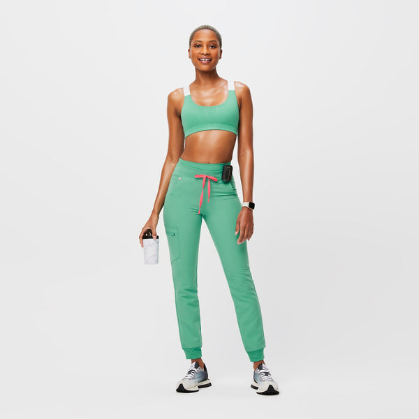 women's Surgical Green Performance Underscrub Sport Bra