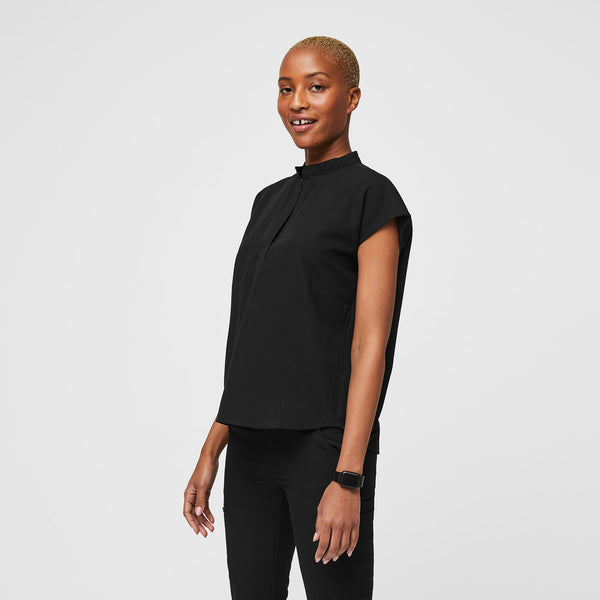 Women's Black Rafaela™ - Oversized Scrub Top