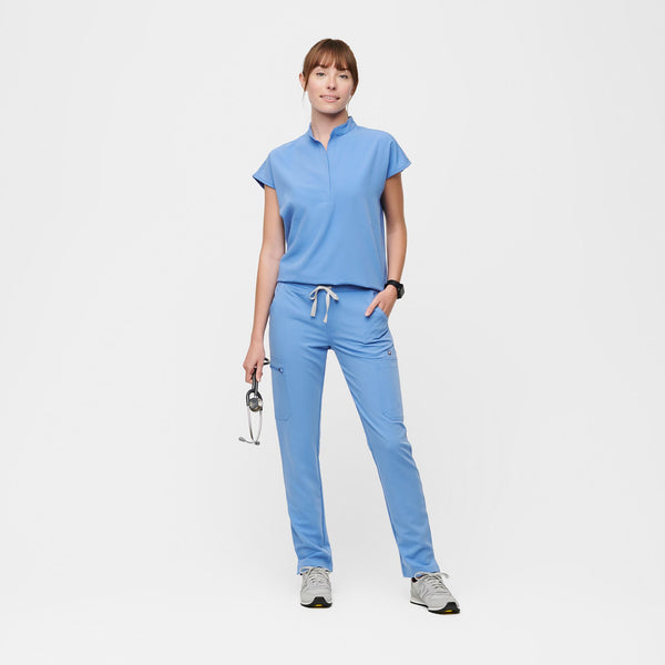 Women's Ceil Blue Rafaela™ - Oversized Scrub Top