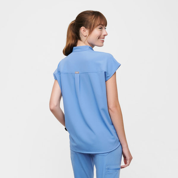 Women's Ceil Blue Rafaela™ - Oversized Scrub Top