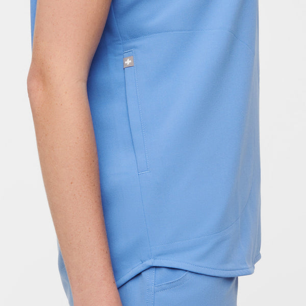 Women's Ceil Blue Rafaela™ - Oversized Scrub Top