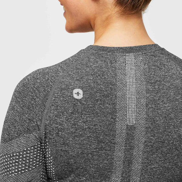 women's Graphite Salta Seamless - Longsleeve Underscrub