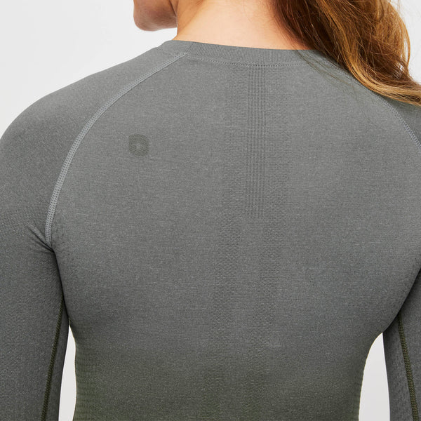 women's Ombre Olive Salta Seamless - Longsleeve Underscrub