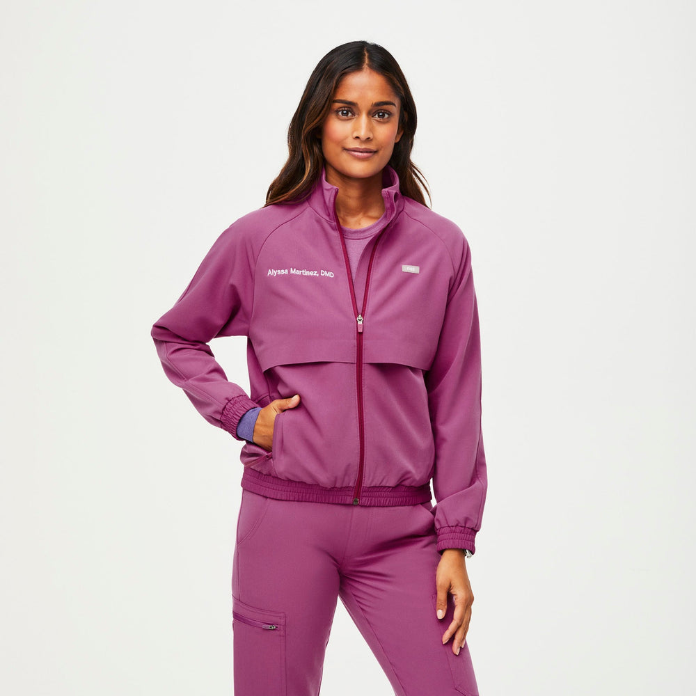 Women's Bright Fuchsia Sydney - Scrub Jacket