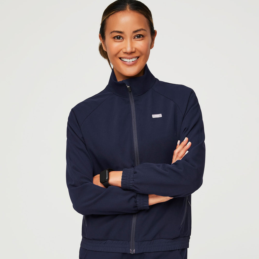 women's Navy Sydney - Scrub Jacket