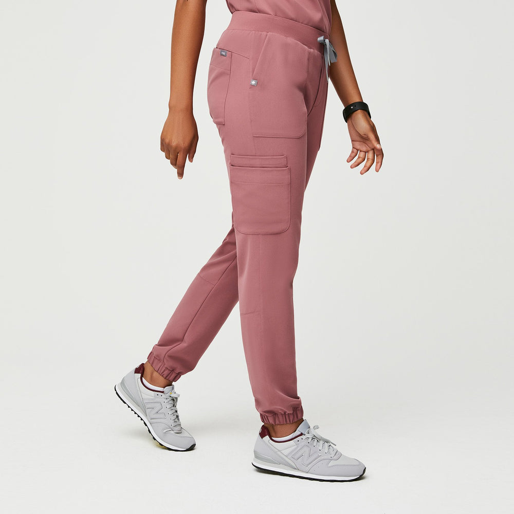 women's Mauve Taldora - Tall Skinny Jogger Scrub Pants