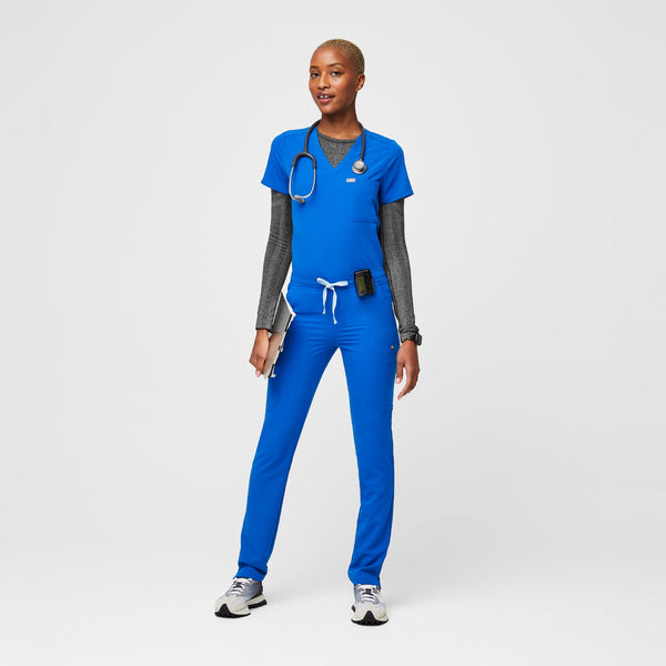 Women's Royal Blue Yola™ - Petite Skinny Scrub Pants