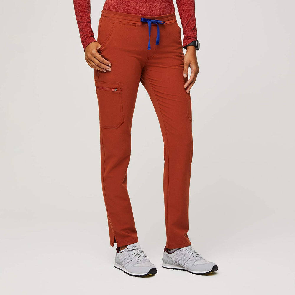 women's Auburn Yola - Petite Skinny Scrub Pants