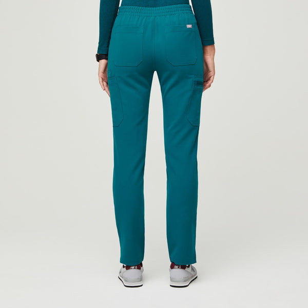 women's Pacific Blue Yola™ - Petite Skinny Scrub Pants