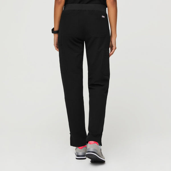 Women's Black REMIX Yola - Slim Zip Scrub Pants