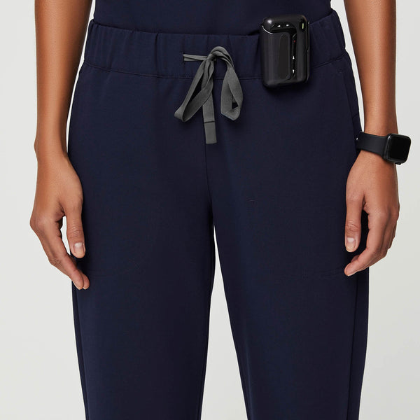 women's Navy Yowah - Petite Classic Jogger Scrub Pants