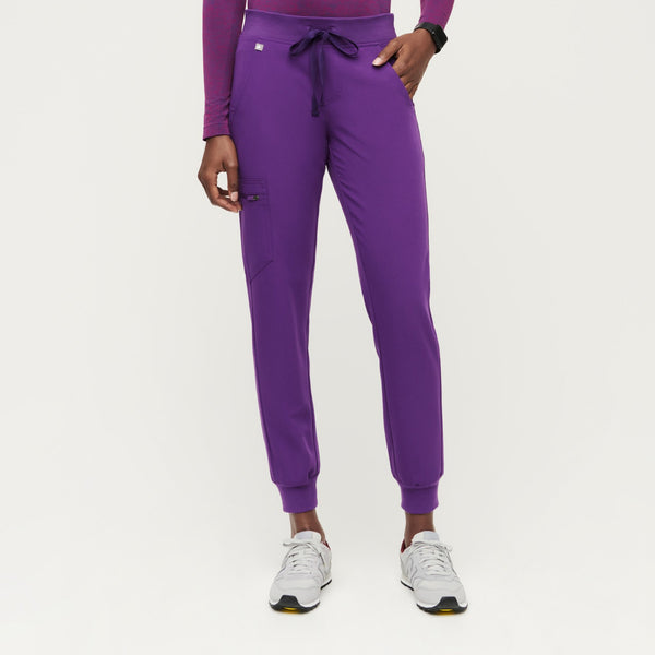 women's Digital Grape Zamora™ - Jogger Scrub Pants