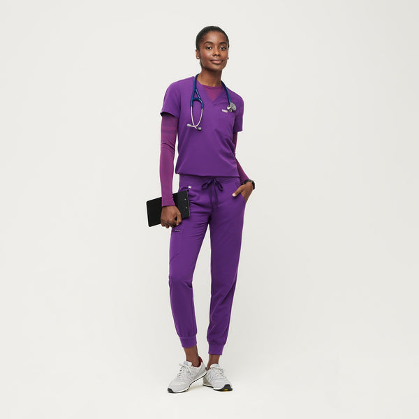 women's Digital Grape Zamora™ - Jogger Scrub Pants