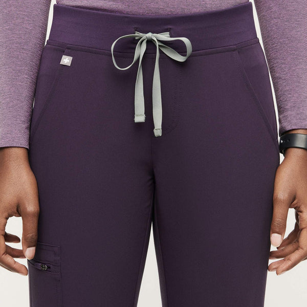 women's Purple Shadow Zamora™ - Petite Jogger Scrub Pants