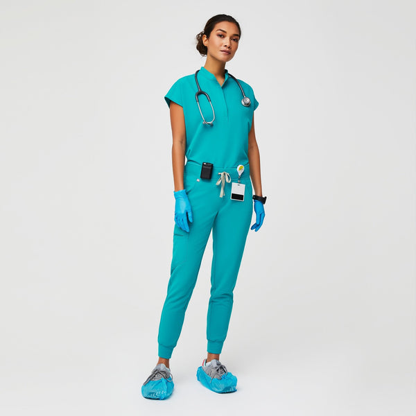 women's Teal Zamora™ - Jogger Scrub Pants