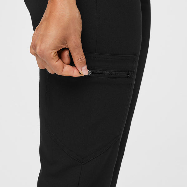 Women's Black Zamora™ - Petite Jogger Scrub Pants