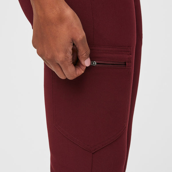 Women's Burgundy Zamora™ - Petite Jogger Scrub Pants