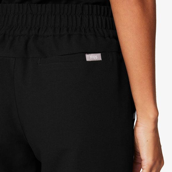 women's Black Tilpa - High Waisted Scrub Pants