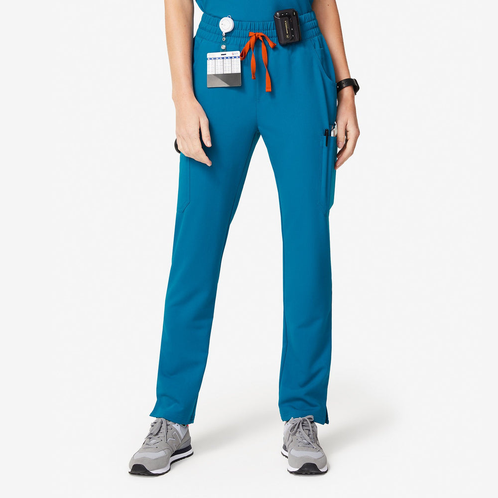 women's Alps Blue Yola - High Waisted Scrub Pants