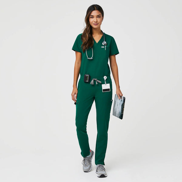 women's Hunter Green Yola™ - Skinny Scrub Pants