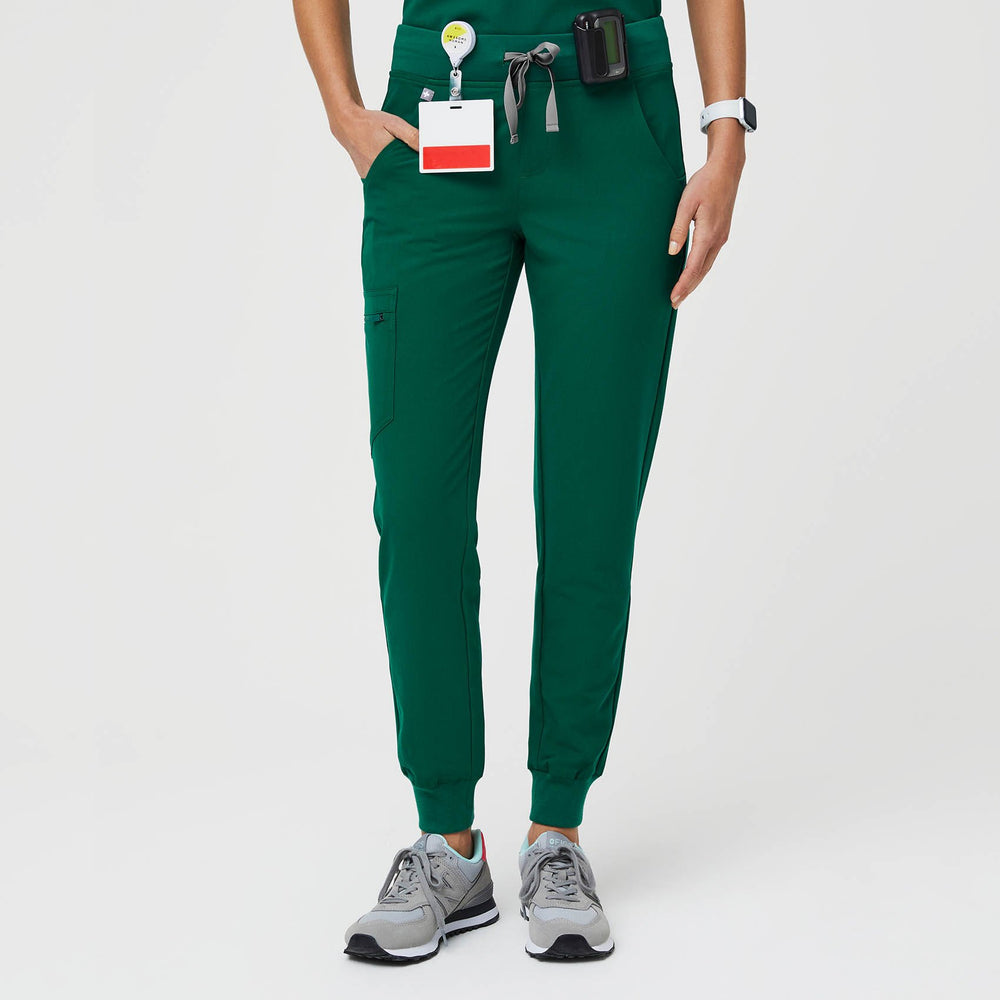 women's Hunter Green Zamora™ - Jogger Scrub Pants